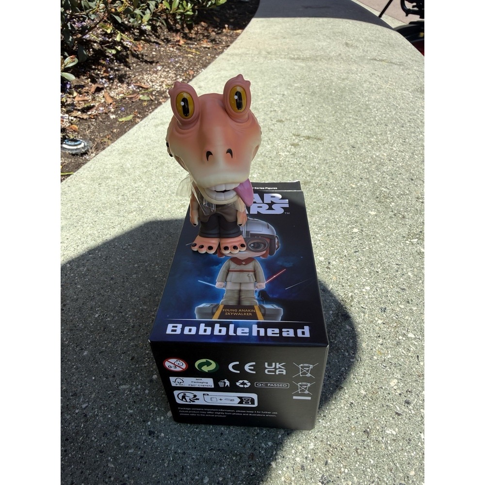 Pop Mart Star Wars Jar Jar Binks Bobblehead Figure Disney 2025 NIB Collectible